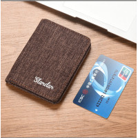 ราคา ผู้ชายกระเป๋าสตางค์ กระเป๋าสตางค์ผ้าใบ กระเป๋าสตางค์ใบสั้น กระเป๋าสตางค์ กระเป๋าสตางค์ผู้ชาย ใบสั้น ผ้าแคนวาส แบบพับได้ (23058439506)