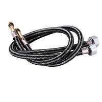 ราคา สายน้ำดีก๊อกผสม น้ำร้อน เย็น สายน้ำดี 2 หุน สแตนเลสถัก ก๊อกน้ำเย็นและร้อนท่อน้ำเข้า 4 จุด 304 สแตนเลสถักปลายท่อโลหะอ่างล (24147185260)