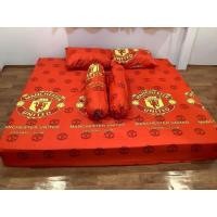 ราคา ผ้าปูที่นอน ผ้าห่ม 6 ฟุต ลายแมนยู (14282446129)