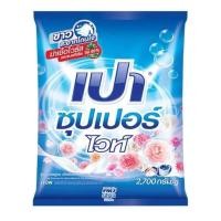 ราคา เปา ซุปเปอร์ ไวท์ ขนาด 2700 กรัม ผงซักฟอก สูตรมาตรฐาน สำหรับซักมือและเครื่องซักผ้าฝาบน (21624428391)