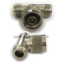 ราคา 1pc N Male to Two N Female Jack T Type 3 Way Coax Cable Adapter Connector (9748568227)
