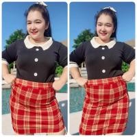ราคา กระโปรง ใส่ทำงาน ใส่เที่ยว สำหรับสาวไซส์พลัส (23400377815)