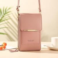 ราคา กระเป๋าสตางค์แฟชั่น กระเป๋าสะพายข้าง ใส่โทรศัพท์ได้ ทนทาน กันน้ำ สไตล์เกาหลี 6084 (22185014058)