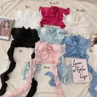 ราคา NEW ARRIVAL เสื้อเกาะอกแมงกระพรุน แต่งกุหลาบ เสริมฟองน้ำในตัว เสื้อเกาะอกกุหลาบ (24410746412)