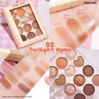 ราคา HF160 Sivanna Colors Heart Point Eyeshadow Palette 9 3g พาเลทท์ตา (21598965279)