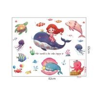 ราคา Youhome สติ๊กเกอร์ลายทะเล ลายสัตว์โลก สัตว์น้ำใต้ทะเล ลายโลมา สําหรับติดตกแต่งผนังห้อง ตกแต่งห้องเด็ก สติ๊กเกอร์ติดผนัง ห้องเรียน (20518756565)