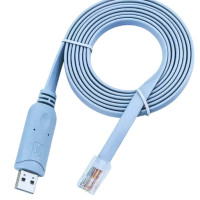 ราคา USB To RJ45 Cisco Console Cable 1 5m Console Cable USB Type A Male to RJ45 Male มีตัวเลือกแบบ (24017364044)