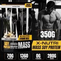 ราคา XNU Vanilla Mass Soy Protein Gainer 350g แมส ซอย โปรตีน รส วนิลา 350กรัม (24425741121)