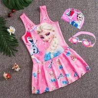 ราคา เสื้อว่ายน้ำสำหรับเด็กหญิง ชุดว่ายน้ำสำหรับเด็กที่มีลายน่ารักมีกางเกงซับใน กีฬา (24470266246)