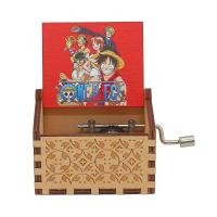 ราคา Utopia กล่องดนตรีไม้ One Piece music boxหลากหลายสไตล์กล่องดนตรีมือหมุนของขวัญวันเกิดของขวัญวันเกิด (23164574272)