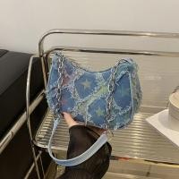 ราคา Belfoyer กระเป๋าสะพายข้างแบบ crossbody ling กระเป๋าสะพายผ้ายีนส์ พู่ Splice กระเป๋าถือ (24434393754)