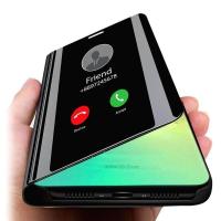 ราคา เคสกระจกสำหรับ Samsung Galaxy S7 Edgeเคสอัจฉริยะผิวกระจกหรูเคสโทรศัพท์หนังฝาพับเป็นกระจกใสแบบบางสำหรับ Samsung S7 Edge (11698804081)