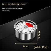 ราคา Visual Timer Stainless Steel Kitchen Tools Learning Time Manager Zero Mark Alarm Clock Eye catching Dial Nap Black Stainless Steel Timer Easy To Set Kitchen (24192425188)