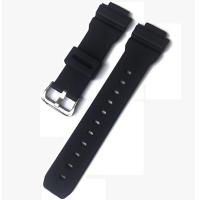 ราคา 16มม PU Band DW9052สำหรับ Casio G Shock DW 9052 9051 9050 004C DW9000 WaterpoofRubber สายคล้องคอซิลิโคนสีดำนาฬิกาผู้ชายอุปกรณ์เสริมสร้อยข้อมือ16มม (10084504098)