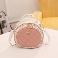 ราคา กระเป๋าสะพายไหล่ขนาดเล็กแบบกลมสำหรับผู้หญิง กระเป๋าสะพายไหล่แบบลำลอง ปักลาย 2023 กระเป๋าสะพายไหล่แบบใหม่สไตล์เรียบง่ายลายดอกไม้ปักลาย (23152109357)