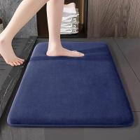 ราคา Super Absorbent Bath MAT Memory Foam พรมลื่นพรมห้องน้ําอ่างอาบน้ําด้านข้างพรมปูพื้นห้องอาบน้ําพรมเช็ดเท้าห้องน้ํา Footpad (23725540800)