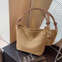 ราคา Hot Sale FunFindsS กระเป๋าทรงถังแฟชั่นหนังกลับสะพายไหล่ข้าง (24073371748)