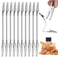 ราคา 12ชิ้นคลิปหนีบผมปากจระเข้อเนกประสงค์หัวคู่สายยางรูปภาพบัตรรูปภาพ DIY ที่ใส่กระดาษโน้ตอุปกรณ์สำนักงาน18 28ซม (24473583079)