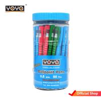 ราคา YOYA ปากกาลูกลื่น น้ำเงิน 1052 แพ็ค 50 (23984764892)