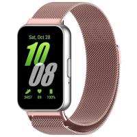 ราคา สายรัด Milanese Loop สำหรับ Samsung Galaxy Fit 3 อุปกรณ์เสริม smartwatch สแตนเลสสตีลสายโลหะแม่เหล็กสำหรับ Samsung Fit 3 (23887960801)