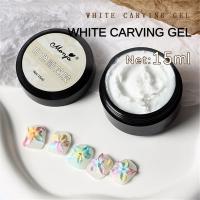 ราคา Manicure For Nail Shop Monja Satin Carved Nail Gel Three dimensional Gummy Texture Painting Flower Phototherapy Glue Nail Art MAKEYOUP (24543644587)