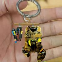 ราคา ตกแต่งอะคริลิคพวงกุญแจเครื่องมือช่างไฟฟ้ากระเป๋าเครื่องประดับช่างไฟฟ้าพวงกุญแจส่วนบุคคล Handmade แขวนจี้บ้าน amagi (23935320216)