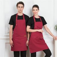 ราคา B LIVEM Simple Fashion Apron Solid Color Waterproof Household Apron Anti fouling Fashion Mens And Womens Apron (24249138270)