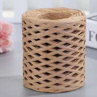 ราคา 200เมตรธรรมชาติ R Affia ฟางเส้นด้ายถักมือถักโครเชต์หญ้าเชือกกระดาษสำหรับแฮนด์เมด DIY สาย Sunhat กระเป๋าชายหาดสาย (16684599536)