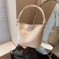 ราคา Hot Sale FunFindsS กระเป๋าทรงถังแฟชั่นหนังกลับสะพายไหล่ข้าง (24073371745)