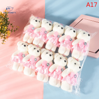 ราคา MOODRIFT 10ชิ้นโมเดลคู่รูปหมีช่อดอกไม้การ์ตูนอุปกรณ์ตกแต่งงานแต่งงานของขวัญวันเกิดฟองหมีตกแต่ง (22555339123)