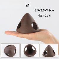 ราคา ดินเผาบ้านปลา กุ้ง สัตว์น้ำ Purple Sand ตกแต่งตู้ปลา ถ้ำ ขอนไม้ปลอมที่หลบภัย (24440011625)