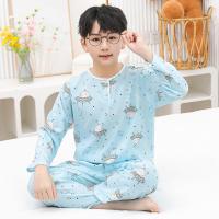 ราคา ชุดนอนเด็กผ้าสปัน เสื้อแขนยาว กางเกงขายาว กระดุมคอ พร้อมส่งจากไทย (24576002909)
