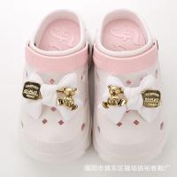 ราคา 2ชิ้น Crocs Jibbitz เสน่ห์3D ตุ๊กตาหมีรองเท้าโบว์แต่งด้วยหัวเข็มขัดรองเท้าลายดอกไม้สำหรับ Crocs (23582359418)
