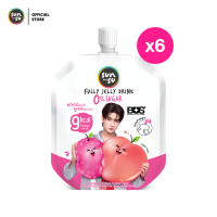 ราคา แพ็ก 6 24 Sunsu ถุงดูดวุ้นสำเร็จรูปคาราจีแนนผสมบุกผง กลิ่นพีชและลิ้นจี่ (23191070757)
