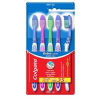 ราคา มีคูปองส่งฟรี 1 เเพ็ค 5 ด้าม Colgate เอ็กซ์ตร้า คลีน แพ็ค 5 ด้าม คละสี ซอกซอนได้ถึงฟันซี่ในสุด แปรงสีฟัน Colgate Extra Clean Pack of 5 in Mulitple Color (12463797372)