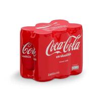 ราคา Coca Cola โค้ก น้ำอัดลม รสชาติออริจินัล ขนาด 325 มล x 6 กระป๋อง (14910237166)