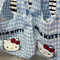 ราคา Just Star น่ารัก Hello Kitty กระเป๋าทรงสี่เหลี่ยมมีหูหิ้วสะพายไหล่ความจุมากฤดูร้อน Essential กระเป๋าเก็บของ (24468505125)