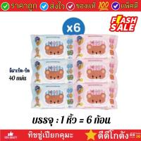 ราคา ทิชชู่เปียกคุมะ 40 แผ่น KUMA ยกหิ้ว มี 6 ห่อ (17991552102)