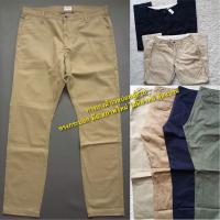 ราคา สินค้าพร้อมส่ง กางเกงขายาวผู้ชาย ขากระบอก ผ้าเวสปอย เนื้อผ้าดีมาก สีเอิ๊ตโทน ดำ ครีม กรม กากี มีเอว28 42 ราคาถูกมาก คละแบรนด์ lee Docker Dickies (7682492000)