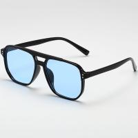 ราคา Sunglasses UV resistant internet famous retro double beam rice nail polarized sunglasses (23412791815)