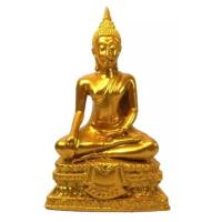 ราคา พระปางสะดุ้งมาร ขนาดฐาน 3 นิ้ว สูง 5 นิ้ว เนื้อไฟเบอร์ พ่นทอง (4014278470)