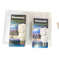 ราคา Panasonic หลอดประหยัดไฟ ทรงทอร์นาโด หลอดไฟ E27 ขั้วเกลียว 23w 25w พานาโซนิค (23009047527)