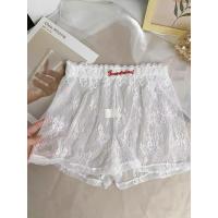 ราคา พร้อมส่ง กางเกงขาสั้นลายริ้ว กางเกงขาสั้นผู้หญิง เเต่งกระดุม เอวยางยืด ทรงสวยทรงเเปะ ผ้าใส่สบาย (24466661602)