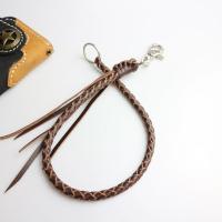 ราคา สายถักหนังแท้ สายห้อยกระเป๋าสตางค์ แบบถัก หนังแท้ แถมพวจกุญแจหนัง 1 ชิ้น พร้อมส่ง (10875008952)