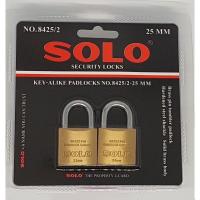 ราคา กุญแจSOLO ขนาด25mm 2ตัวชุด ไขดอกเดียวกัน เหมาะสำหรับล็อคก็อกน้ำ กระเป๋าเดินทาง (10389820515)