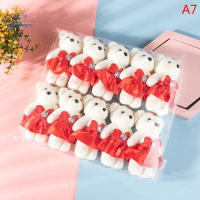 ราคา MOODRIFT 10ชิ้นโมเดลคู่รูปหมีช่อดอกไม้การ์ตูนอุปกรณ์ตกแต่งงานแต่งงานของขวัญวันเกิดฟองหมีตกแต่ง (22555339129)