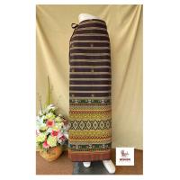 ราคา ผ้าถุงสำเร็จ ลายขวาง ผ้าถุงผ้าฝ้าย สีขาว สีฟ้า ผ้าถุงเชือกผูก ผ้าถุงใส่ไปวัด (14078174241)