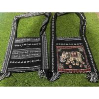 ราคา กระเป๋าลายช้าง ใบใหญ่ 12 นิ้ว สีดำ (23442740248)