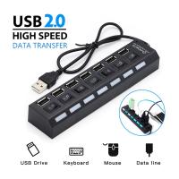 ราคา USB HUB 3 0 2 0 Hub 4 Port 7Port ตัวเพิ่มช่อง สายยาว 50cm ต่อเมาส์ คีบอร์ด card reader (24498645551)