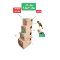 ราคา รังนก กล่องนก รังเพาะ สำหรับ กรีนชีค ค๊อกทาเทล ขนาด 20 30cm (23192073263)